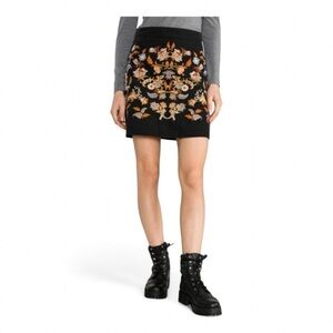 NWT Desigual Fal_Bruna Skirt Black Size 36. (XS)